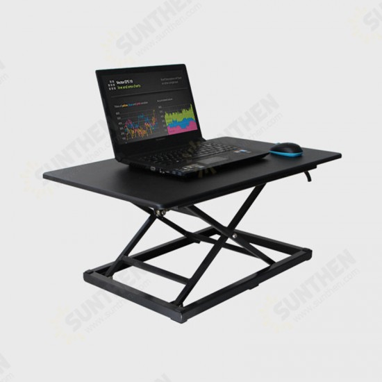 T10 Adjustable Height Sit Stand Desk Simple Modern Office Desk Riser Foldable Laptop Desk Notebook Stand