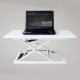 T10 Adjustable Height Sit Stand Desk Simple Modern Office Desk Riser Foldable Laptop Desk Notebook Stand