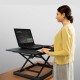 T10 Adjustable Height Sit Stand Desk Simple Modern Office Desk Riser Foldable Laptop Desk Notebook Stand