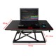 T10 Adjustable Height Sit Stand Desk Simple Modern Office Desk Riser Foldable Laptop Desk Notebook Stand