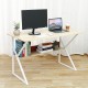 Computer Desk Student Writing Study Table Workstation Laptop Desk Game Table with Storage Shelf for Home Office Supplies