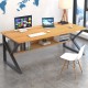 Computer Desk Student Writing Study Table Workstation Laptop Desk Game Table with Storage Shelf for Home Office Supplies