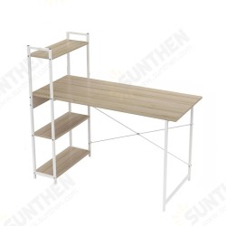 Computer Laptop Desk Modern Style Computer Table Variety of Display Office Table with 4 Tiers Bookshelf Study Writing for Home Office Computer Laptop Desk Modern Style Computer Table Variety of Display Office Table with 4 Tiers Bookshelf Study Writing for Home Office