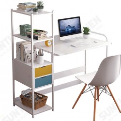 Computer Laptop Desk Writing Study Table Bookshelf Desktop Workstation with Storage Shelf Drawers Home Office Furniture Computer Laptop Desk Writing Study Table Bookshelf Desktop Workstation with Storage Shelf Drawers Home Office Furniture