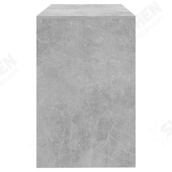 Desk Concrete Gray 39.8inchx19.7inchx30.1inch Chipboard