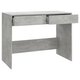 Desk Concrete Gray 39.8inchx19.7inchx30.1inch Chipboard