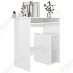 Desk High Gloss White 31.5inchx17.7inchx29.1inch Engineered Wood Desk High Gloss White 31.5inchx17.7inchx29.1inch Engineered Wood