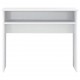 Desk High Gloss White 35.4inchx19.7inchx29.1inch Engineered Wood