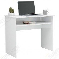 Desk High Gloss White 35.4inchx19.7inchx29.1inch Engineered Wood Desk High Gloss White 35.4inchx19.7inchx29.1inch Engineered Wood