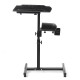 Double lifting 360 degree rotating lazy laptop Stand cooling floor removable bedside table land table