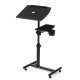 Double lifting 360 degree rotating lazy laptop Stand cooling floor removable bedside table land table