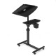 Double lifting 360 degree rotating lazy laptop Stand cooling floor removable bedside table land table