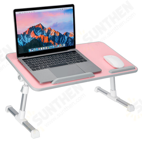 Foldable Laptop Desk Adjustable Height Computer Notebook Desk Breakfast Serving Table Bed Tray Home Office Furniture