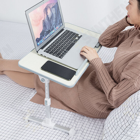 Foldable Laptop Desk Adjustable Height Computer Notebook Desk Breakfast Serving Table Bed Tray Home Office Furniture