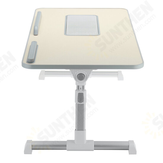 Folding Laptop Bed Table Dorm Desk Couch Table with Cooling Fan Breakfast Tray Notebook Stand Reading Holder for Bed Sofa