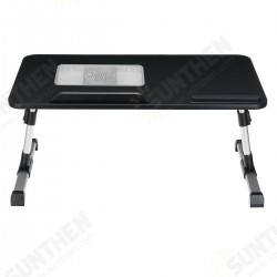 Folding Laptop Bed Table Dorm Desk Couch Table with Cooling Fan Breakfast Tray Notebook Stand Reading Holder for Bed Sofa Folding Laptop Bed Table Dorm Desk Couch Table with Cooling Fan Breakfast Tray Notebook Stand Reading Holder for Bed Sofa