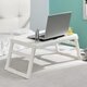 Folding Notebook Computer Desk Stand Portable Plastic Learning Desk Multifunctional Storage Desk For Laptop Notebook Bedroom Desk