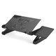 Laptop Desk Aluminum Alloy Folding Computer Notebook Desk Bed Laptop Table with Cooling Stand and Mouse Tray