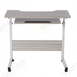 Mobile Rolling Computer Laptop Desk Bedside Workstation Height Adjustable Table Shelf Mobile Rolling Computer Laptop Desk Bedside Workstation Height Adjustable Table Shelf