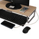 Monitor Stand Screen Riser Laptop Computer TV PC Stand MDF Board Desktop Shelf + Phone Rack AU 4 Type for Option