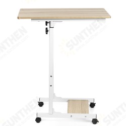 Moveable Computer Laptop Desk Height Adjustable Writing Study Table Book Storage Shelf Workstation with Wheels Home Office Furniture Moveable Computer Laptop Desk Height Adjustable Writing Study Table Book Storage Shelf Workstation with Wheels Home Office Furniture