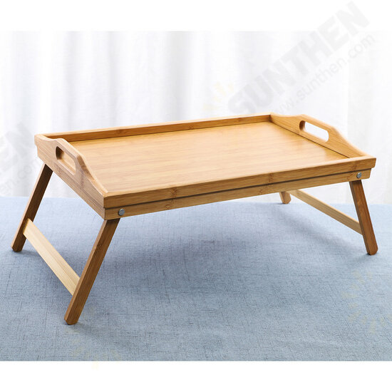 Multifunctional Lazy Mini Home Folding Table Student Dormitory Bed Bamboo Simple Computer Small Table for Home Office