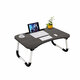 Portable Foldable Laptop Desk with Phone Slot Cup Holder Lazy Bed Study Desk for Home Office Portable Foldable Laptop Desk with Phone Slot Cup Holder Lazy Bed Study Desk for Home Office