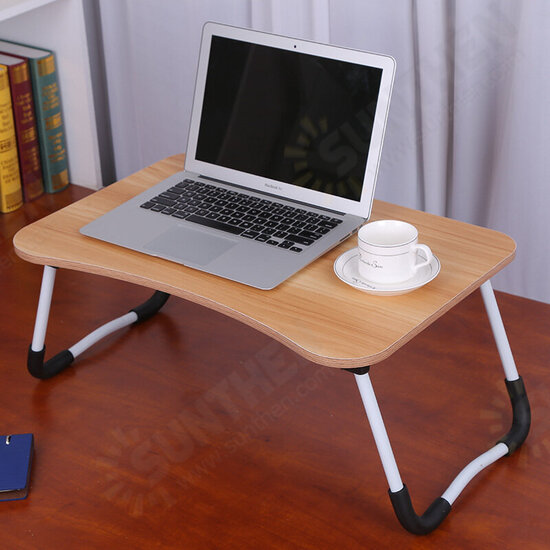 Portable Foldable Laptop Desk with Phone Slot Cup Holder Lazy Bed Study Desk for Home Office Portable Foldable Laptop Desk with Phone Slot Cup Holder Lazy Bed Study Desk for Home Office