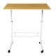 Removable Laptop Table Lifting Desk Tabletop Food Tray Bedside Table Bed Sofa Stand with Wheel