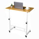 Removable Laptop Table Lifting Desk Tabletop Food Tray Bedside Table Bed Sofa Stand with Wheel