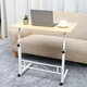 Removable Laptop Table Lifting Desk Tabletop Food Tray Bedside Table Bed Sofa Stand with Wheel