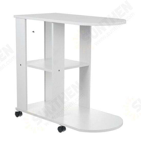 Rolling Table Removable Small Coffee Table Simple Mini Table for Home Office