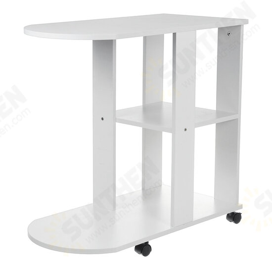 Rolling Table Removable Small Coffee Table Simple Mini Table for Home Office