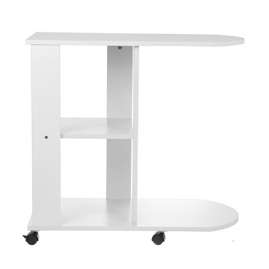 Rolling Table Removable Small Coffee Table Simple Mini Table for Home Office