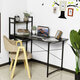 Steel Wood Computer Desk home Simple Modern Style for Home Office