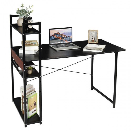 Steel Wood Computer Desk home Simple Modern Style for Home Office