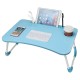 USB Computer Desk Multifunctional Portable Bed Computer Desk Lazy Foldable Lazy Laptop Table for Home Office Dormitory