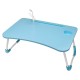 USB Computer Desk Multifunctional Portable Bed Computer Desk Lazy Foldable Lazy Laptop Table for Home Office Dormitory