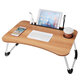 USB Computer Desk Multifunctional Portable Bed Computer Desk Lazy Foldable Lazy Laptop Table for Home Office Dormitory