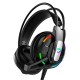 A12 Gaming Headphone Headset Deep Bass Stereo Wired Earphone With Mic LED Light for PC Computer