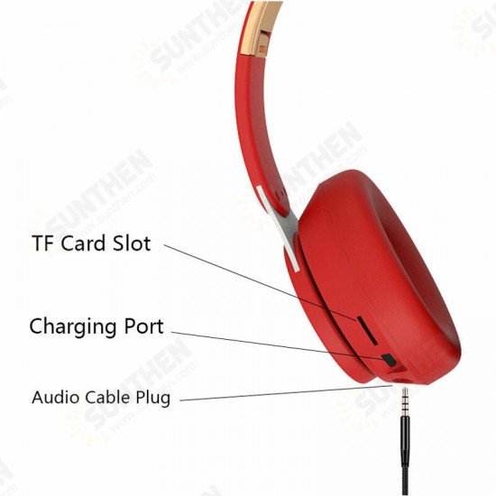 07S Wireless Headphone Foldable Headset 20H Playtime bluetooth Earphone Over Ear Stereo Built-in Mic