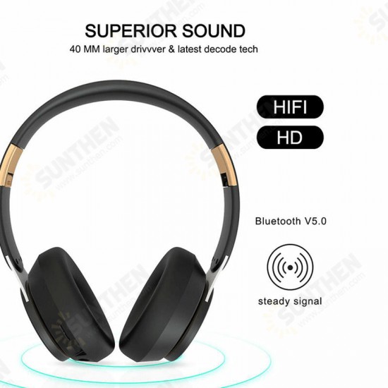 07S Wireless Headphone Foldable Headset 20H Playtime bluetooth Earphone Over Ear Stereo Built-in Mic