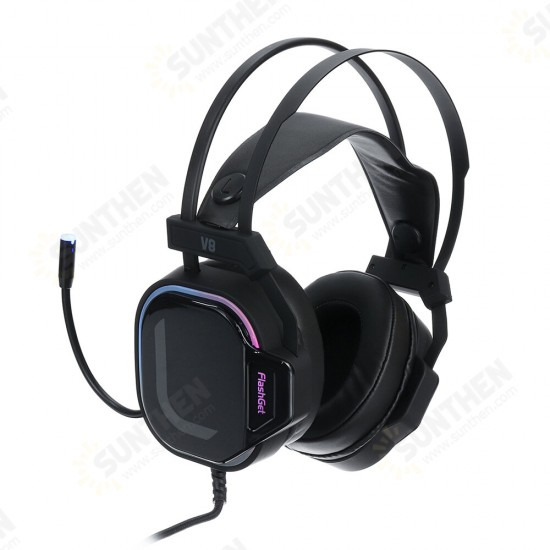 3.5mm/7.1 Gaming Headset Stereo Surround Sound USB 3.5mm Wired RGB Light Game Headphone