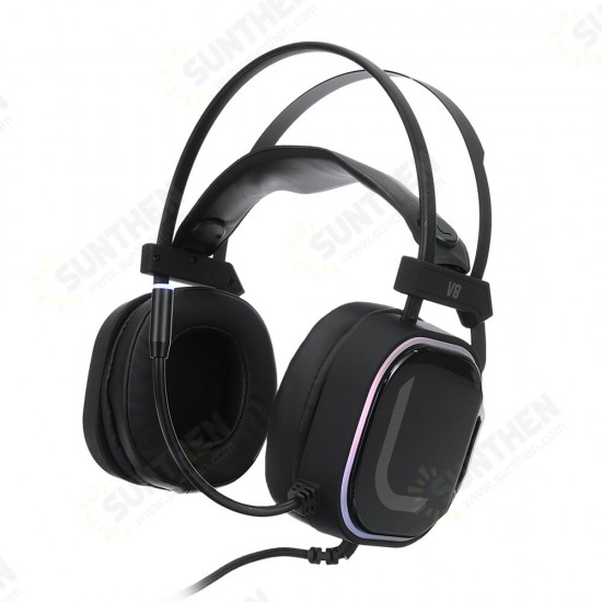 3.5mm/7.1 Gaming Headset Stereo Surround Sound USB 3.5mm Wired RGB Light Game Headphone