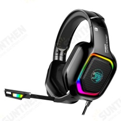 A30 3.5mm Wired Gaming Headset Surround Sound Bass Gaming Headphones Noise Reduction LED Light Stereo Over-Ear Headphones With Microphone A30 3.5mm Wired Gaming Headset Surround Sound Bass Gaming Headphones Noise Reduction LED Light Stereo Over-Ear Headphones With Microphone