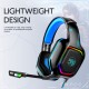 A30 3.5mm Wired Gaming Headset Surround Sound Bass Gaming Headphones Noise Reduction LED Light Stereo Over-Ear Headphones With Microphone