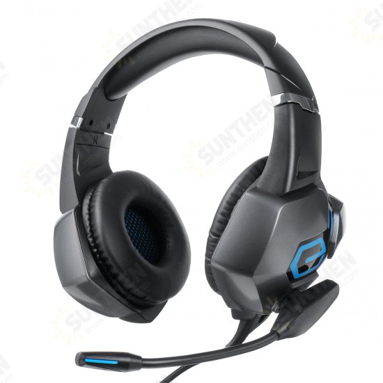 A6 7.1 Surrounding Hifi Sound Gaming Headset LED Headphones with Microphone for Computer Phones