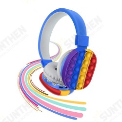 AH-806E Cute Rainbow bluetooth Headphone Stereo Headset TF Card Ultra-long Standby Popite Toys for Children Driver Diameter AH-806E Cute Rainbow bluetooth Headphone Stereo Headset TF Card Ultra-long Standby Popite Toys for Children Driver Diameter