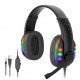 AK-47 Gaming Headphones 7.1 Surround Sound Stereo 40mm Dynamic Drivers Earphone Luminous Adjustable 3.5mm Head-Mounted Wired Headset with Mic