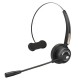 BH520 Head-mounted CLASS 2 bluetooth Noise Reduction Earphone Handsfree Music Monaural Headphone for Computer Tablet PC Laptop
